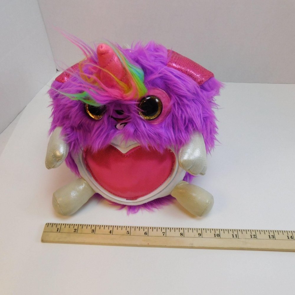 Zuru Rainbocorn Purple Puppycorn 10" Plush - Picture 3 of 10